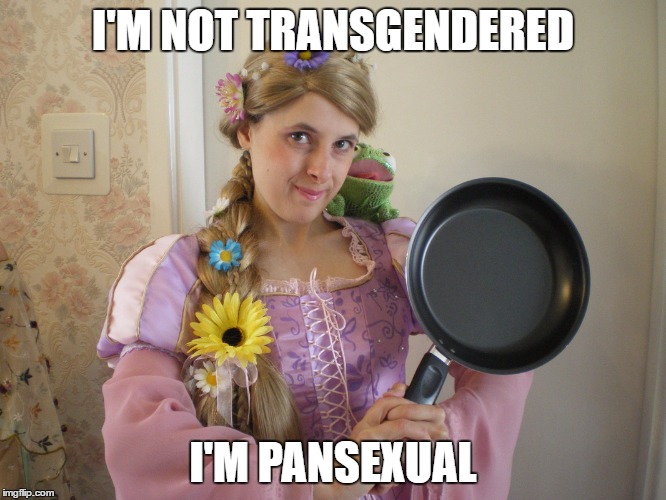 I'M NOT TRANSGENDERED I'M PANSEXUAL | made w/ Imgflip meme maker