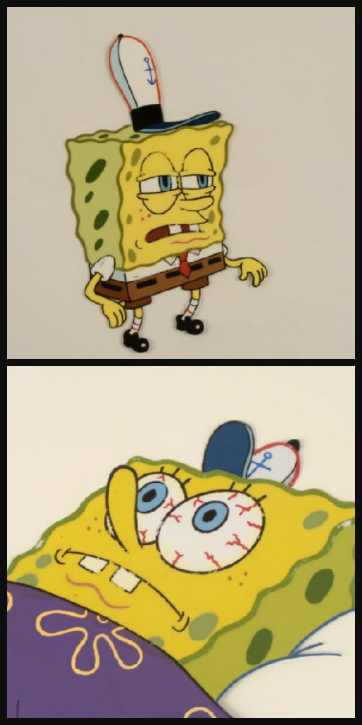 Sleepy Spongebob Blank Meme Template