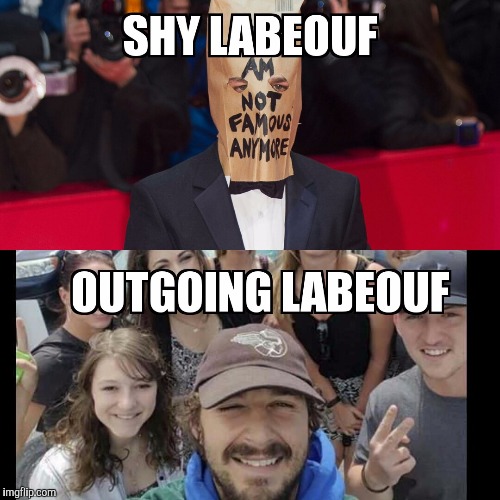 Some days you just don't feel like seeing people | image tagged in shia labeouf,shia lebouf,shia movies,shia just do it,shy | made w/ Imgflip meme maker