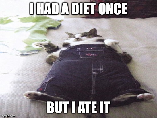 I HAD A DIET ONCE BUT I ATE IT | made w/ Imgflip meme maker