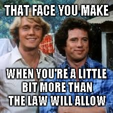 Resting Duke Face | THAT FACE YOU MAKE; WHEN YOU'RE A LITTLE BIT MORE THAN THE LAW WILL ALLOW | image tagged in dukes of hazzard,outlaws | made w/ Imgflip meme maker