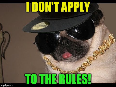 I DON'T APPLY TO THE RULES! | made w/ Imgflip meme maker