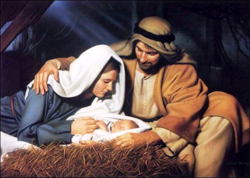 Jesus Mary Joseph Bethlehem Manger Blank Meme Template