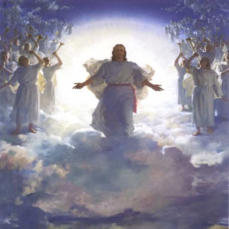 Top 94+ Wallpaper Pictures Of Jesus Coming With Angels Full HD, 2k, 4k