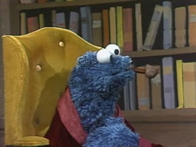 High Quality Cookie Monster pipe Blank Meme Template