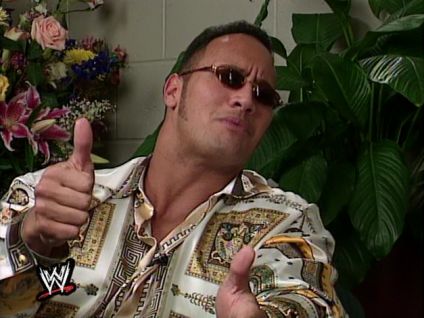 The Rock thumbs up Blank Meme Template