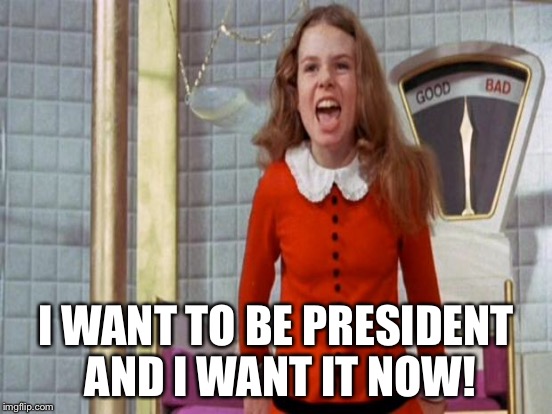 I WANT TO BE PRESIDENT AND I WANT IT NOW! | made w/ Imgflip meme maker