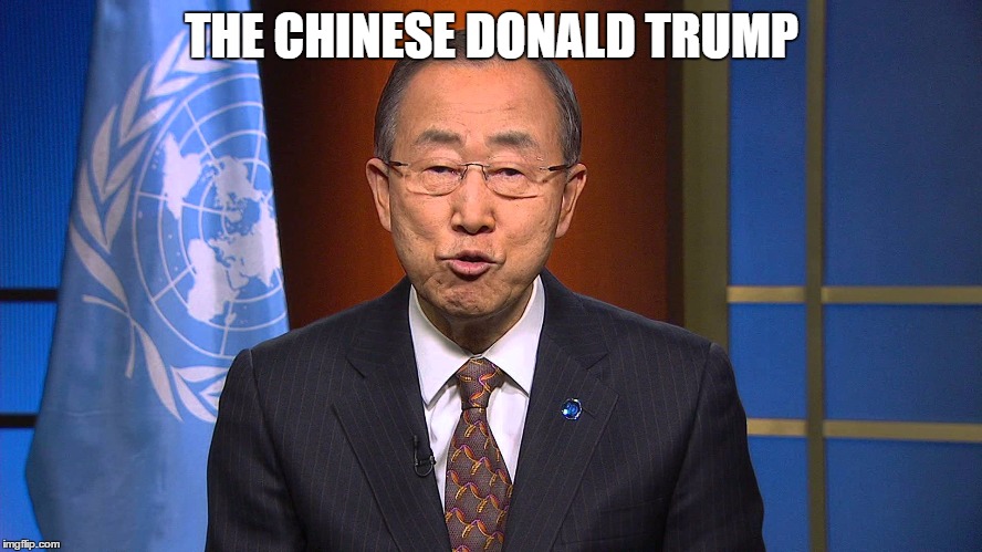 the real trump | THE CHINESE DONALD TRUMP | image tagged in donald trump | made w/ Imgflip meme maker