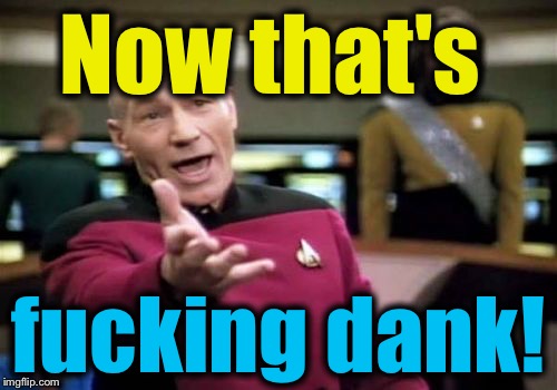 Picard Wtf Meme | Now that's f**king dank! | image tagged in memes,picard wtf | made w/ Imgflip meme maker