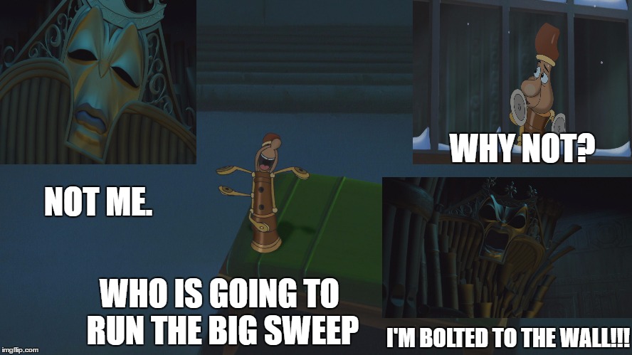 Will Forte run the Big Sweep? | WHY NOT? NOT ME. WHO IS GOING TO RUN THE BIG SWEEP; I'M BOLTED TO THE WALL!!! | image tagged in will forte | made w/ Imgflip meme maker