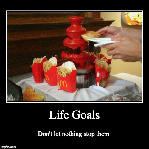 Life: Are You Lovin' It? | image tagged in funny,demotivationals,mcdonalds,bacon,fries,ketchup | made w/ Imgflip demotivational maker