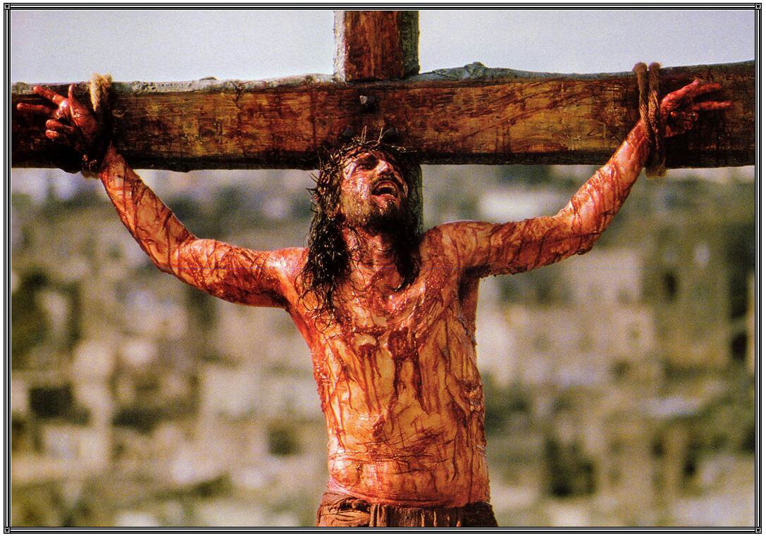 Jesus on the cross Blank Meme Template