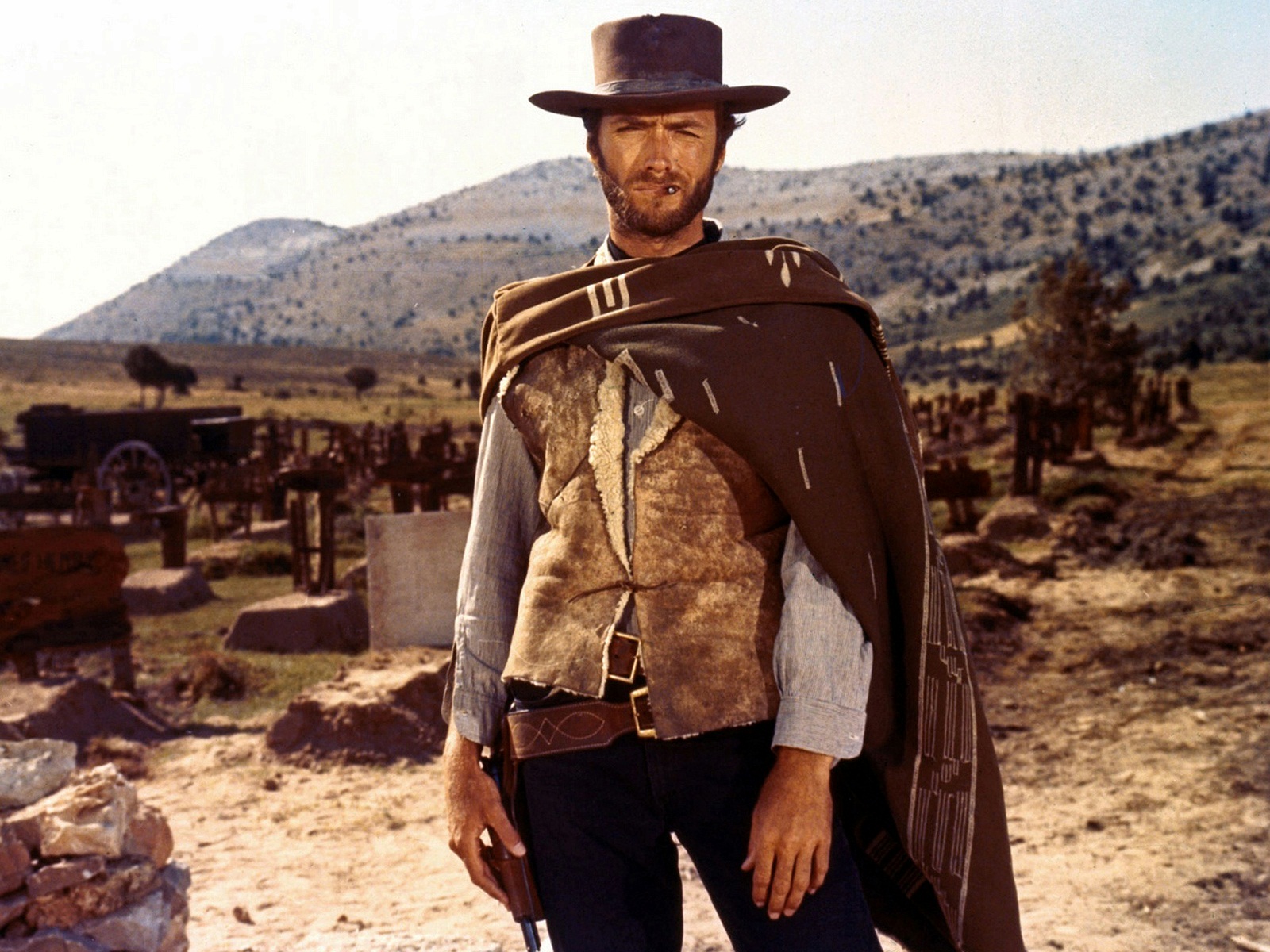 High Quality Clint Eastwood - Fistful Blank Meme Template