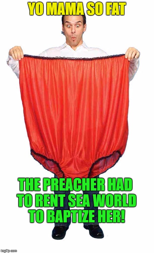Time for Some Holiday Gain | YO MAMA SO FAT; THE PREACHER HAD TO RENT SEA WORLD TO BAPTIZE HER! | image tagged in fun,memes,yo mama so fat,funny | made w/ Imgflip meme maker