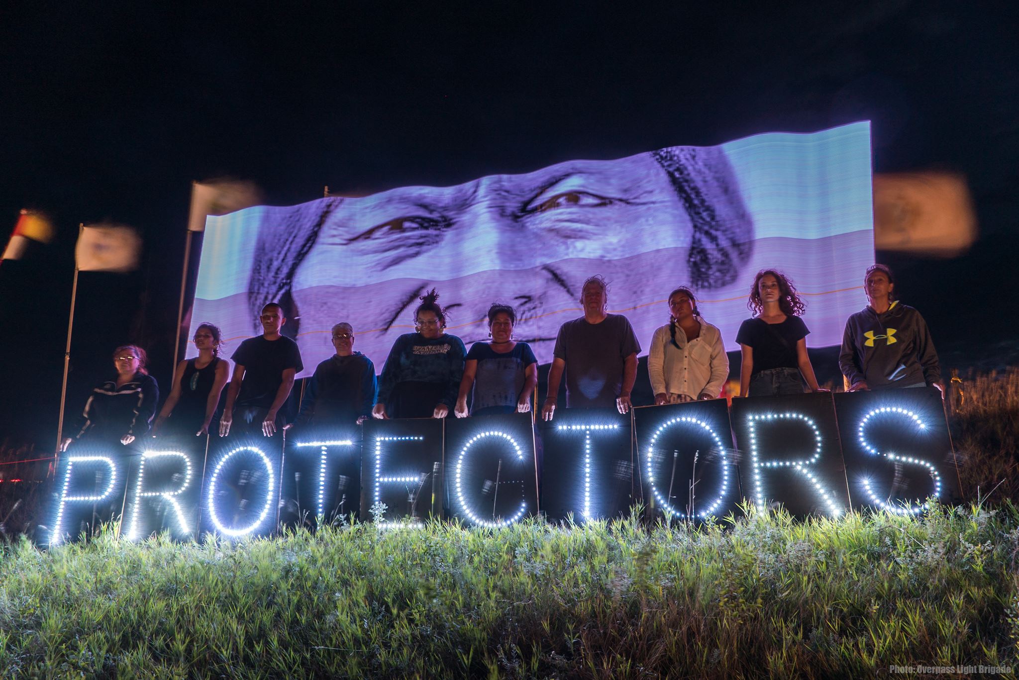 High Quality Water Protectors Blank Meme Template