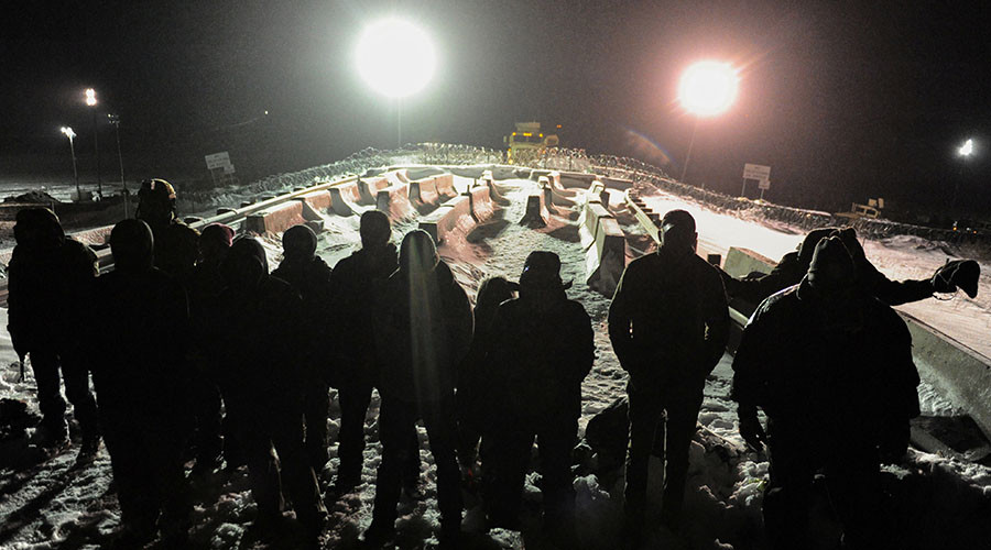 Veterans at Standing Rock Blank Meme Template