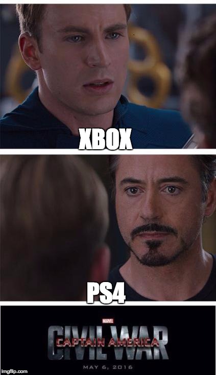 Marvel Civil War 1 | XBOX; PS4 | image tagged in memes,marvel civil war 1 | made w/ Imgflip meme maker