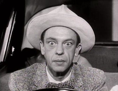 Don Knotts Wide-Eyed Stare Blank Meme Template