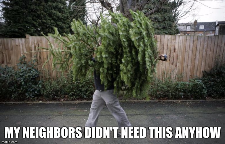 MY NEIGHBORS DIDN'T NEED THIS ANYHOW | made w/ Imgflip meme maker