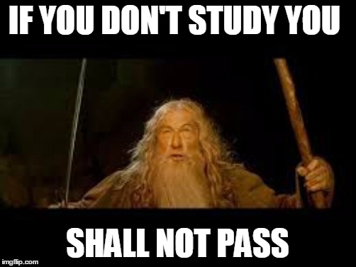 you shall not pass | IF YOU DON'T STUDY YOU; SHALL NOT PASS | image tagged in you shall not pass gandalf | made w/ Imgflip meme maker
