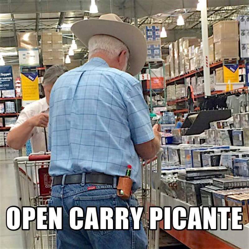High Quality Open Carry Tobasco Blank Meme Template