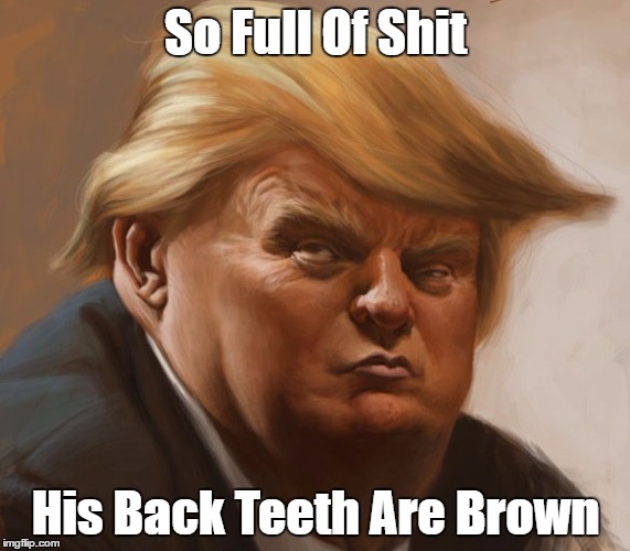 So Full Of Shit His Back Teeth Are Brown | made w/ Imgflip meme maker
