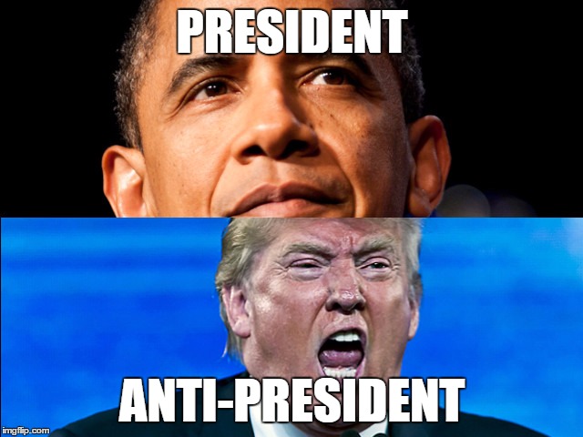 PRESIDENT; ANTI-PRESIDENT | image tagged in president and anti-president | made w/ Imgflip meme maker
