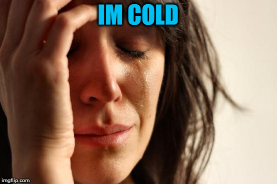First World Problems Meme | IM COLD | image tagged in memes,first world problems | made w/ Imgflip meme maker