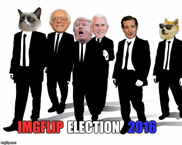 Four years ago... | IMGFLIP; ELECTION; 2016 | image tagged in bernie sanders,ted cruz,grumpy cat,doge | made w/ Imgflip meme maker