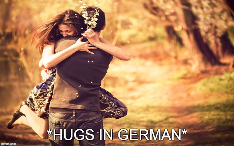*HUGS IN GERMAN* | image tagged in hugs | made w/ Imgflip meme maker