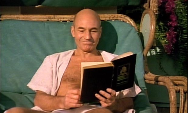 High Quality Picard Reading Blank Meme Template