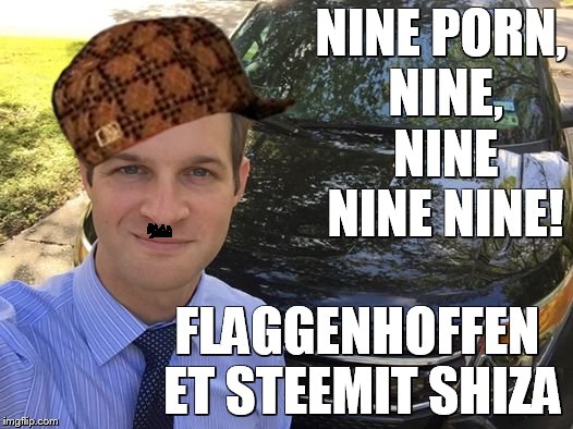 NINE PORN, NINE, NINE NINE NINE! FLAGGENHOFFEN ET STEEMIT SHIZA | made w/ Imgflip meme maker