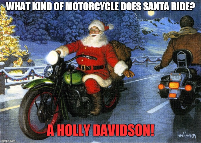 What Kind of Motorcycle Does Santa Ride 