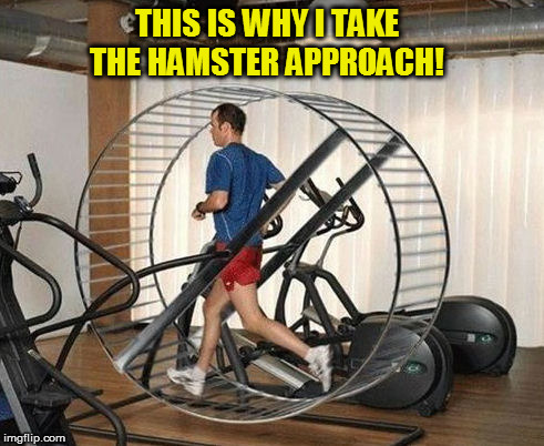 THIS IS WHY I TAKE THE HAMSTER APPROACH! | made w/ Imgflip meme maker