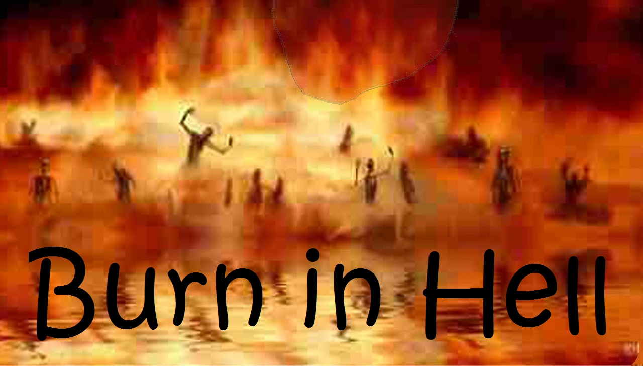 High Quality Burn in hell Blank Meme Template