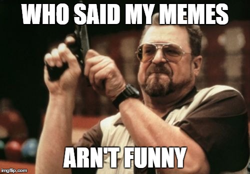 Am I The Only One Around Here | WHO SAID MY MEMES; ARN'T FUNNY | image tagged in memes,am i the only one around here | made w/ Imgflip meme maker