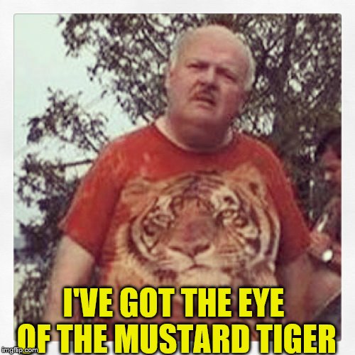 I'VE GOT THE EYE OF THE MUSTARD TIGER | made w/ Imgflip meme maker