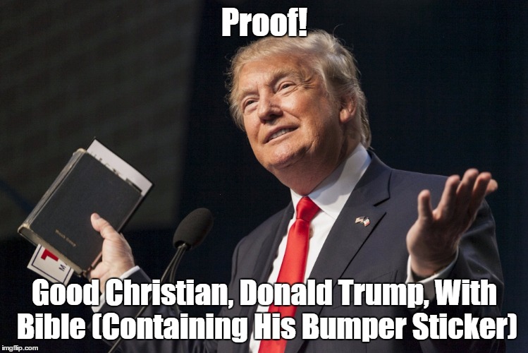Image result for "pax on both houses", trump really good christian