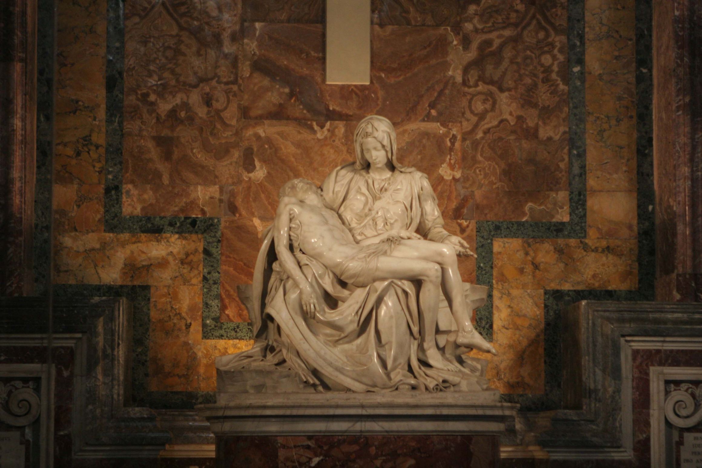 High Quality Pieta Michelangelo Blank Meme Template