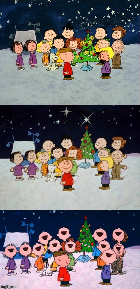 A Charlie Brown Christmas Pun  Blank Meme Template