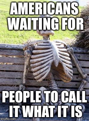 Dylan roof alt right terrorist | AMERICANS WAITING FOR PEOPLE TO CALL IT WHAT IT IS | image tagged in memes,waiting skeleton | made w/ Imgflip meme maker