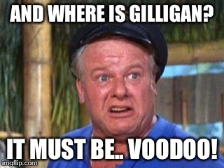 Skipper | AND WHERE IS GILLIGAN? IT MUST BE.. VOODOO! | image tagged in skipper | made w/ Imgflip meme maker