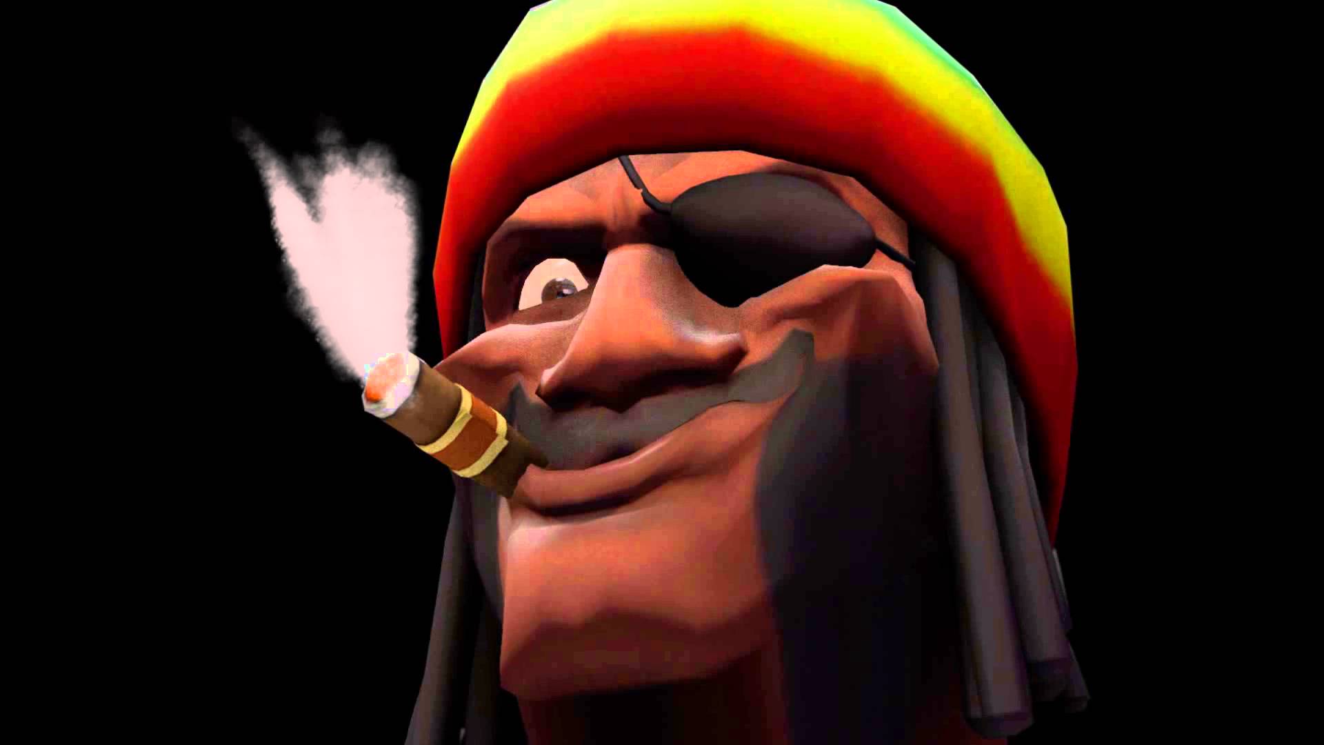 High Quality demoman rasta Blank Meme Template