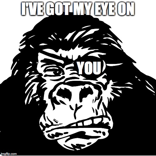 I've got my eye | I'VE GOT MY EYE ON; YOU | image tagged in scowler,suspicious | made w/ Imgflip meme maker