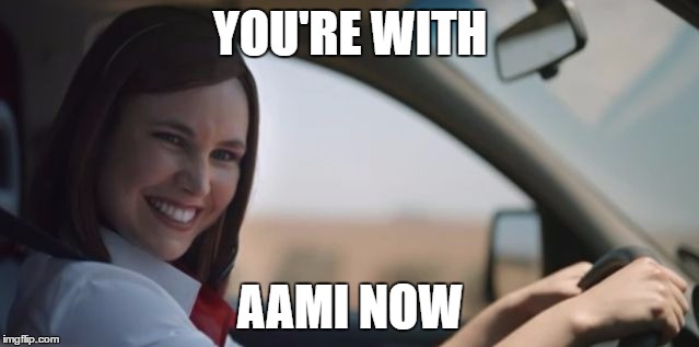 YOU'RE WITH; AAMI NOW | image tagged in aami | made w/ Imgflip meme maker