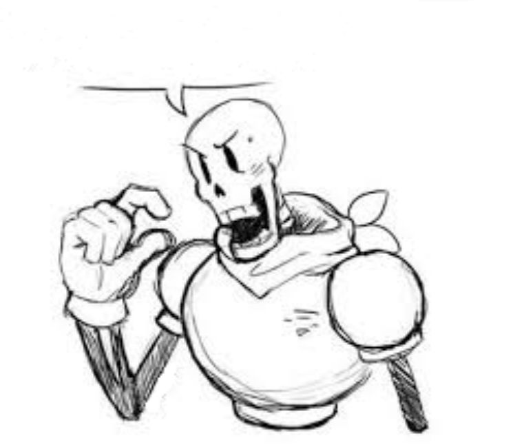 High Quality (Papyrus) I'm this close Blank Meme Template