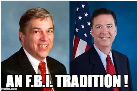 AN F.B.I. TRADITION ! | image tagged in comeyhansson | made w/ Imgflip meme maker
