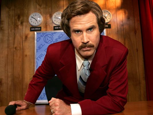 High Quality Ron Burgundy Blank Meme Template