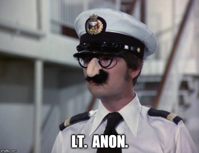 Gandy Groucho | LT.  ANON. | image tagged in gandy groucho | made w/ Imgflip meme maker