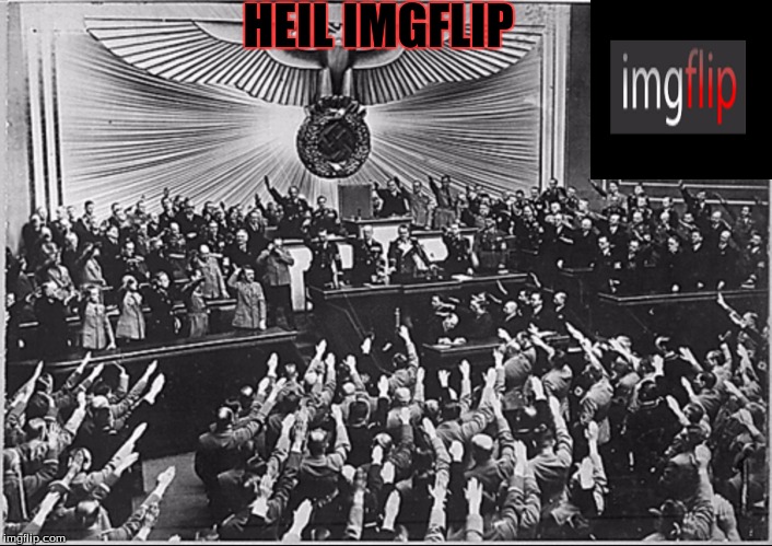 HEIL IMGFLIP  | HEIL IMGFLIP | image tagged in heil imgflip | made w/ Imgflip meme maker